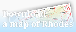 Map of Rhodes