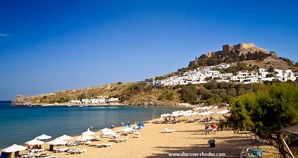 Lindos main beach